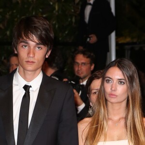 Alain Fabien Delon (fils de Alain Delon) et sa compagne Lea - Montée des marches du film "La Grande Bellezza" lors du 66eme Festival du film de Cannes - 21/05/2013