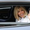 Le président de la république, Emmanuel Macron et la première dame Brigitte Macron votent pour les élections européennes au Touquet, le 26 mai 2019. © Stéphane Lemouton / Bestimage