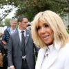 Le président de la république, Emmanuel Macron et la première dame Brigitte Macron votent pour les élections européennes au Touquet, le 26 mai 2019. © Stéphane Lemouton / Bestimage