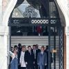 Le président de la république, Emmanuel Macron et la première dame Brigitte Macron votent pour les élections européennes au Touquet, le 26 mai 2019. © Stéphane Lemouton / Bestimage