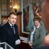 Le président de la république, Emmanuel Macron et la première dame Brigitte Macron votent pour les élections européennes au Touquet, le 26 mai 2019. © Franck Crusiaux / Pool / Bestimage