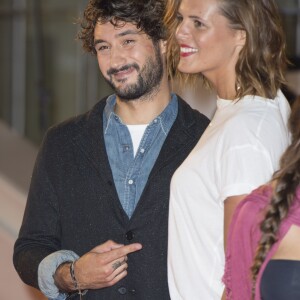 Laure Manaudou et son compagnon Jérémy Frérot - Arrivées à la 17ème cérémonie des NRJ Music Awards 2015 au Palais des Festivals à Cannes, le 7 novembre 2015. © Christophe Aubert via Bestimage