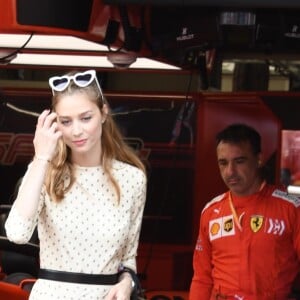 Beatrice Borromeo (robe Dior, collection Croisière 2019) au 77e Grand Prix de Formule 1 de Monaco le 26 mai 2019.