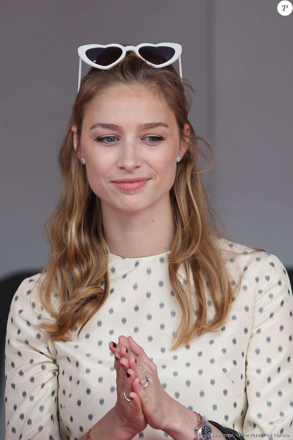 Beatrice Borromeo Casiraghi Lors Du Podium Du 77e Grand Prix De Formule ...