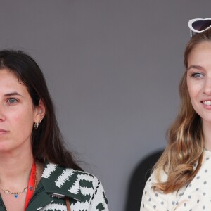 Tatiana Santo Domingo (Casiraghi) et Beatrice Borromeo (Casiraghi) lors du podium du 77e Grand Prix de Formule 1 de Monaco le 26 mai 2019. © Olivier Huitel/Pool Monaco/ Bestimage