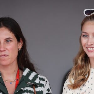 Tatiana Santo Domingo (Casiraghi) et Beatrice Borromeo (Casiraghi) lors du podium du 77e Grand Prix de Formule 1 de Monaco le 26 mai 2019. © Olivier Huitel/Pool Monaco/ Bestimage