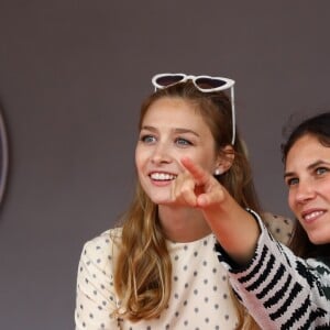 Tatiana Santo Domingo (Casiraghi) et Beatrice Borromeo (Casiraghi) lors du podium du 77e Grand Prix de Formule 1 de Monaco le 26 mai 2019. © Olivier Huitel/Pool Monaco/ Bestimage