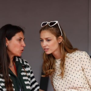 Tatiana Santo Domingo (Casiraghi) et Beatrice Borromeo (Casiraghi) lors du podium du 77e Grand Prix de Formule 1 de Monaco le 26 mai 2019. © Olivier Huitel/Pool Monaco/ Bestimage