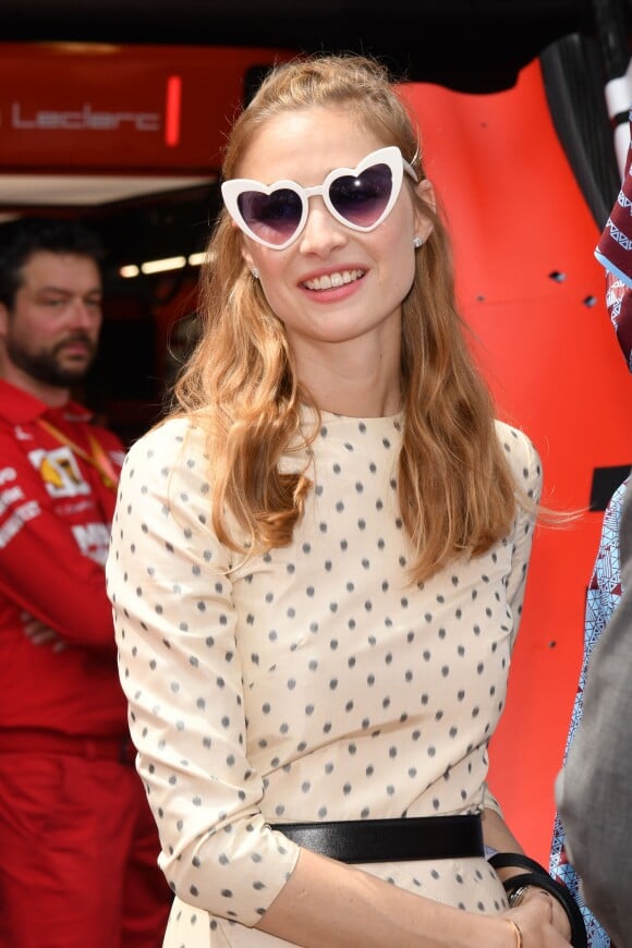 Beatrice Borromeo, très glamour, lors du 77e Grand Prix de F1 de Monaco le 26 mai 2019. © Bruno Bebert/Bestimage