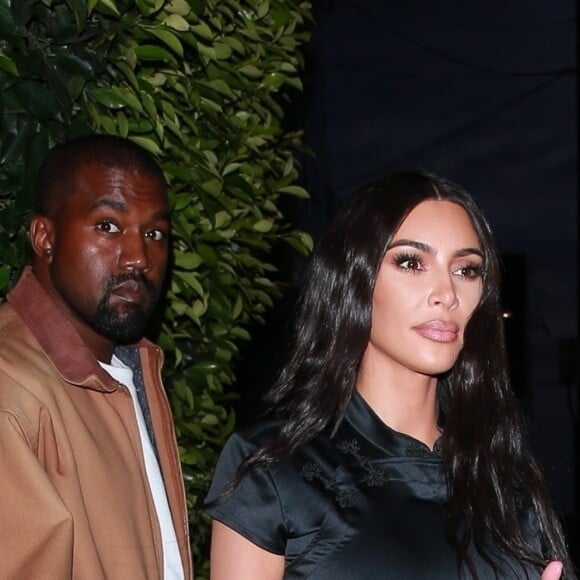 Exclusif - Kim Kardashian et Kanye West à la sortie du restaurant "Giorgio Baldi" à Los Angeles, le 23 mai 2019.