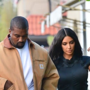 Exclusif - Kim Kardashian et Kanye West vont dîner au restaurant "Giorgio Baldi" à Los Angeles, le 23 mai 2019.