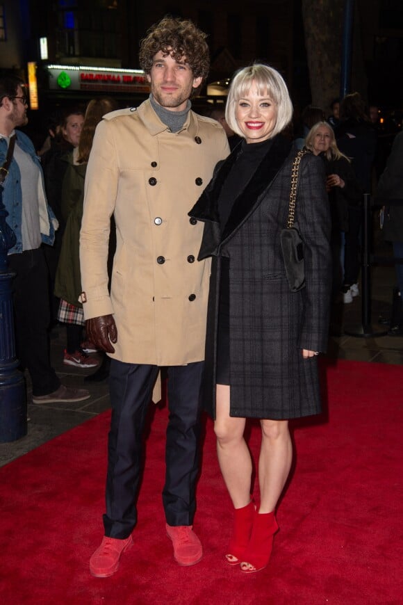 Kimberly Wyatt et Max Rogers à Londres le 12 février 2019.