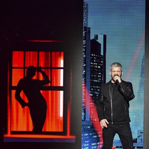 Exclusif - Le chanteur Grégoire (Grégoire Boissenot) - Enregistrement de l'émission "Les 40 ans de Starmania" les stars chantent pour le Sidaction au Palais des Congrès à Paris, le 29 mars 2019. © Pierre Perusseau/Bestimage