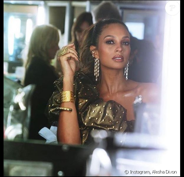Alesha Dixon dans les coulisses de l'émission "Britain's Got Talent". Le 27 mai 2019.