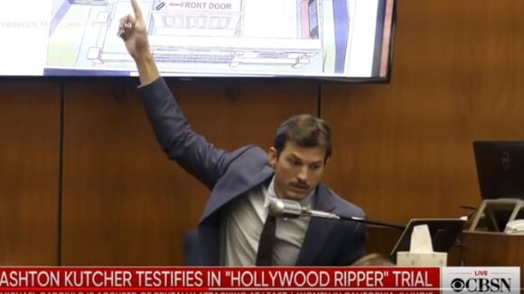 Ashton Kutcher, témoin au procès de l'Eventreur d'Hollywood, relate sa "panique"
