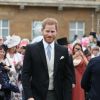 Le prince Harry lors de la garden party donnée à Buckingham Palace par la reine Elizabeth II le 29 mai 2019.