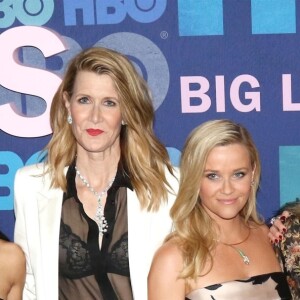 Shailene Woodley, Zoe Kravitz, Laura Dern, Reese Witherspoon, Meryl Streep et Nicole Kidman lors de la première de la deuxième saison de la série 'Big Little Lies' au Centre Jazz At Lincoln à New York, le 29 mai 2019.