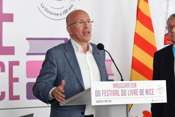 Eric Ciotti, député des Alpes-Maritimes, durant la première journée du 24e festival du livre de Nice le 31 mai 2019. © Bruno Bebert/Bestimage