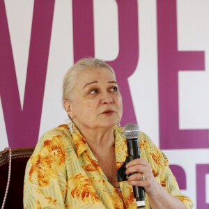 Josiane Balasko durant la première journée du 24e festival du livre de Nice le 31 mai 2019. © Dylan Meiffret/Nice-Matin/Bestimage