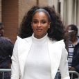 Ciara arrive dans les studios de l'émission 'The View' pour faire la promotion de son nouvel album 'Beauty Marks' à New York, le 10 mai 2019.  R&B Singer, Ciara looks stunning in all white while at the View in New York. The 'One, Two Step' singer came to talk about her new CD 'Beauty Marks' that recently released this week on May 10, 2019.10/05/2019 - New York