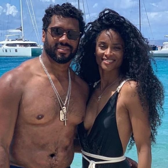 Ciara et Russell Wilson le 11/03/2019.