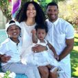 Ciara, Russell Wilson et ses deux enfants. Avril 2018.