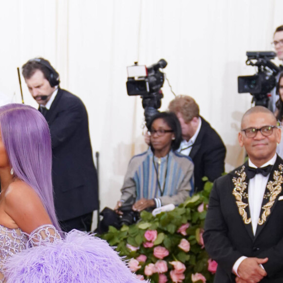 Travis Scott et sa compagne Kylie Jenner - Arrivées des people à la 71ème édition du MET Gala (Met Ball, Costume Institute Benefit) sur le thème "Camp: Notes on Fashion" au Metropolitan Museum of Art à New York, le 6 mai 2019.