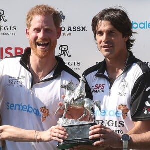 Sarah Siegel Magness, le prince Harry, duc de Sussex, Nacho Figueras et Michael Carrazza - Coupe de polo "Sentebale ISPS Handa Polo Cup" à Rome. Cette organisation caritative Sentebale a été fondée par le duc de Sussex et le prince Seeiso en 2006 pour aider les enfants les plus vulnérables du Lesotho, du Botswana et du Malawi. Le 24 mai 2019.