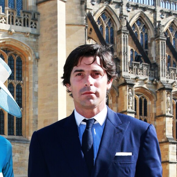 Nacho Figueras et sa femme Delfina Blaquier - Les invités arrivent à la chapelle St. George pour le mariage du prince Harry et de Meghan Markle au château de Windsor, Royaume, Uni, le 19 mai 2018.