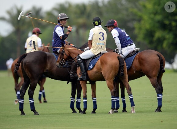 Nacho Figueras - Le prince Harry à la compétition de Polo Sentebale organisée par le Royal Salute World Polo à Valiente Polo Farm à Wellington en Floride, le 4 mai 2016