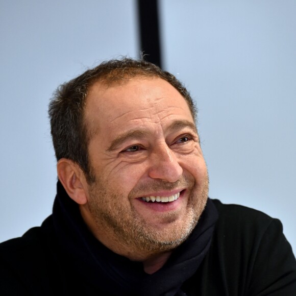 Patrick Timsit, l'acteur, réalisateur et comédien, a rencontré les élèves du lycée Camette dans le cadre de l'opération "Théâtre pour Tous", à Nice, le 24 novembre 2017. © Bruno Bebert/Bestimage
