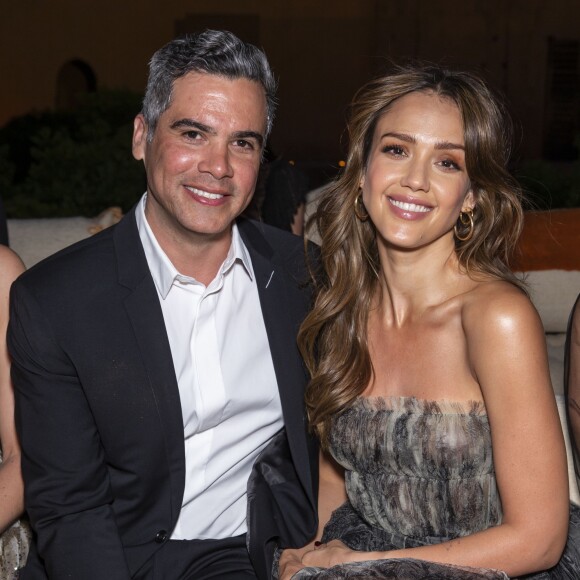 Jessica Alba et son mari Cash Warren au défilé Croisière Dior au Palais El Badi à Marrakech, le 29 avril 2019. © Olivier Borde/Bestimage