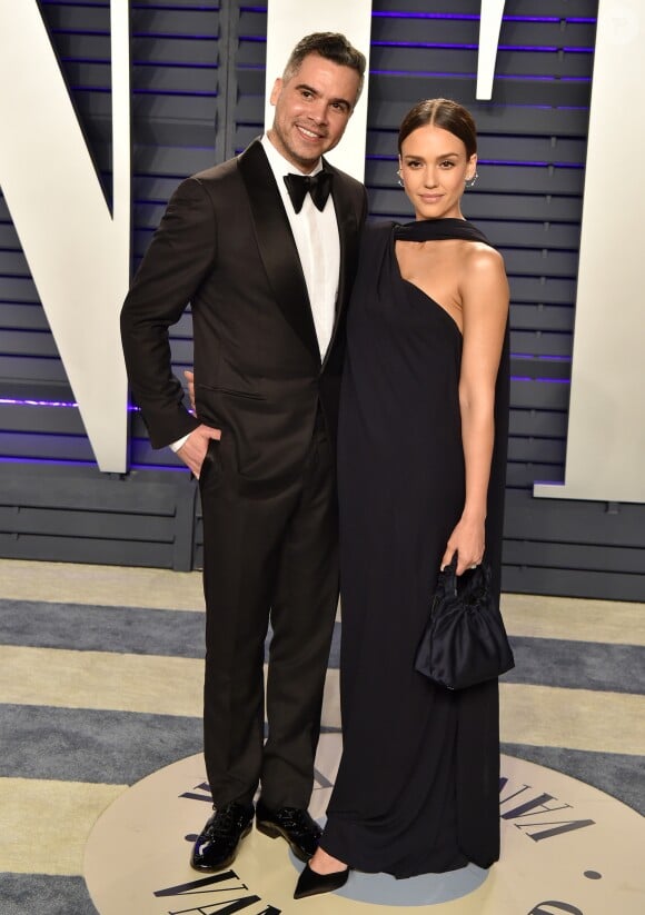 Jessica Alba et son mari Cash Warren - Soirée Vanity Fair Oscar Party à Los Angeles. Le 24 février 2019 24/02/2019 - Los Angeles