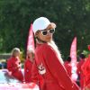 Paris Hilton au départ de la course caritative "Cash & Rocket Ball" à Wellington, le 6 juin 2019.