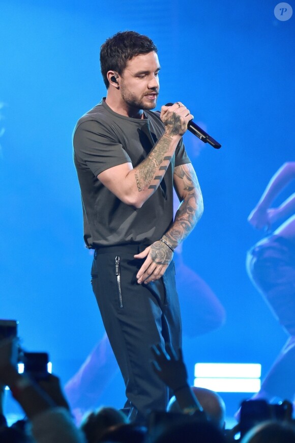 Liam Payne en concert pour la soirée du 10ème anniversaire du centre commercial Westfield à Londres, Royaume-Uni, le 30 octobre 2018.