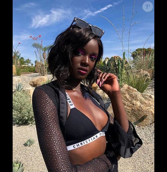 Duckie Thot à Coachella. Avril 2019.