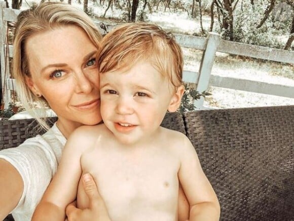Amber Smith, la femme du chanteur américain de country Granger Smith, annonce la mort de leur fils de 3 ans, River, sur Instagram, le 6 juin 2019.