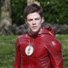 Grant Gustin - Exclusif - Les acteurs sur le tournage de la saison IV de The Flash à Vancouver, le 12 avril 2018