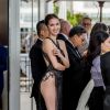 Ngoc Trinh à l'entrée de l'hôtel Martinez, avant sa montée des marches pour le film "A Hidden Life" lors du 72ème Festival International du Film de Cannes, le 19 mai 2019.