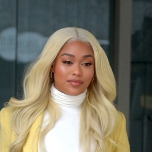 Jordyn Woods se promène dans les rues de Londres. Le 27 mars 2019