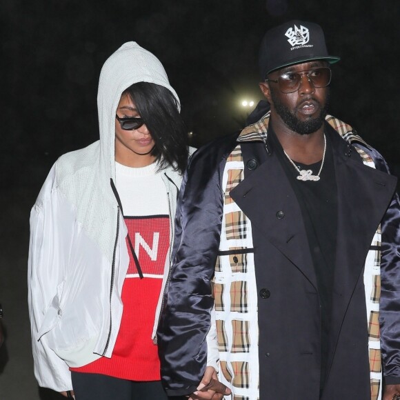 Sean Combs (Sean John, Puff Daddy, Puffy, Diddy, P. Diddy, Brother Love) et sa compagne Cassie (rumeur de grossesse) ont assisté au Neon Carnival lors du festival de musique de Coachella à Indio, le 15 avril 2018.
