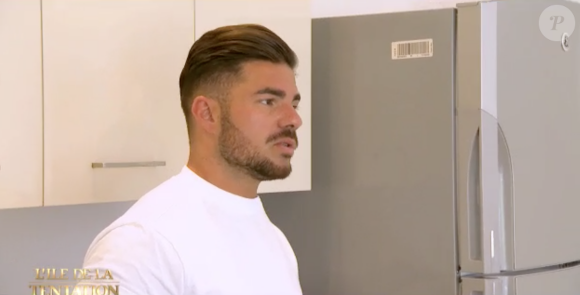 Kevin dans l'émission "L'île de la tentation 2019".