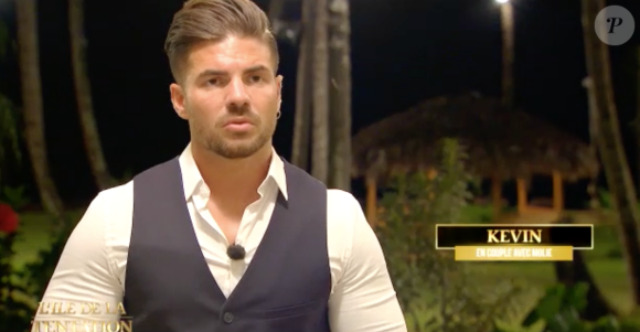 Kevin dans l'émission "L'île de la tentation 2019".