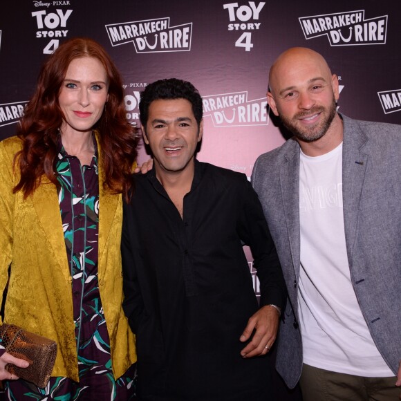 Exclusif - Jamel Debbouze, Audrey Fleurot et Franck Gastambide assistent à la séance exceptionnelle du film "Toy Story 4" lors du Marrakech du rire au cinéma colisée à Marrakech au Maroc le 13 juin 2019. © Rachid Bellak/bestimage