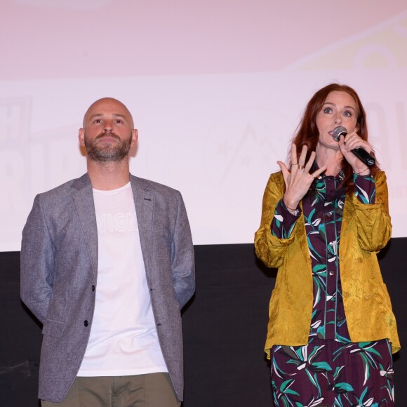 Exclusif - Audrey Fleurot et Franck Gastambide assistent à la séance exceptionnelle du film "Toy Story 4" lors du Marrakech du rire au cinéma colisée à Marrakech au Maroc le 13 juin 2019. © Rachid Bellak/bestimage