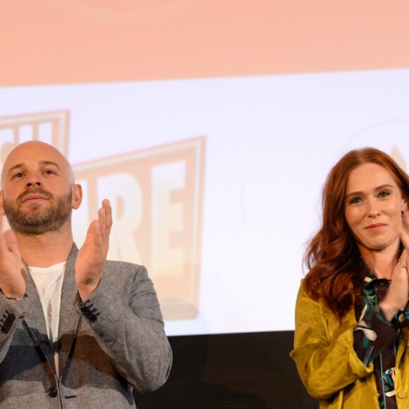 Exclusif - Audrey Fleurot et Franck Gastambide assistent à la séance exceptionnelle du film "Toy Story 4" lors du Marrakech du rire au cinéma colisée à Marrakech au Maroc le 13 juin 2019. © Rachid Bellak/bestimage