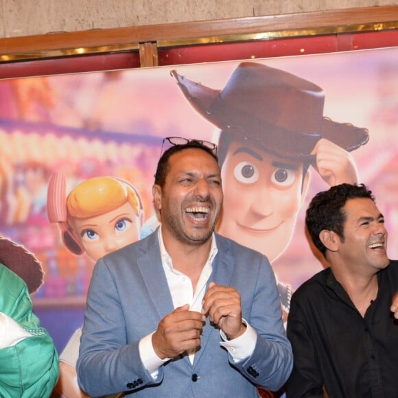 Exclusif - Boualem Lamhene (Vice President - The Walt Disney Company) et Jamel Debbouze assistent à la séance exceptionnelle du film "Toy Story 4" lors du Marrakech du rire au cinéma colisée à Marrakech au Maroc le 13 juin 2019. © Rachid Bellak/bestimage