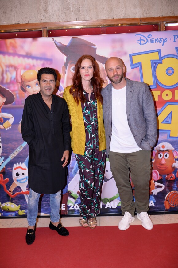 Exclusif - Jamel Debbouze, Audrey Fleurot et Franck Gastambide assistent à la séance exceptionnelle du film "Toy Story 4" lors du Marrakech du rire au cinéma colisée à Marrakech au Maroc le 13 juin 2019. © Rachid Bellak/bestimage