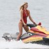 Kelly Rohrbach sur le tournage de "Baywatch" à Savannah le 20 avril 2016.