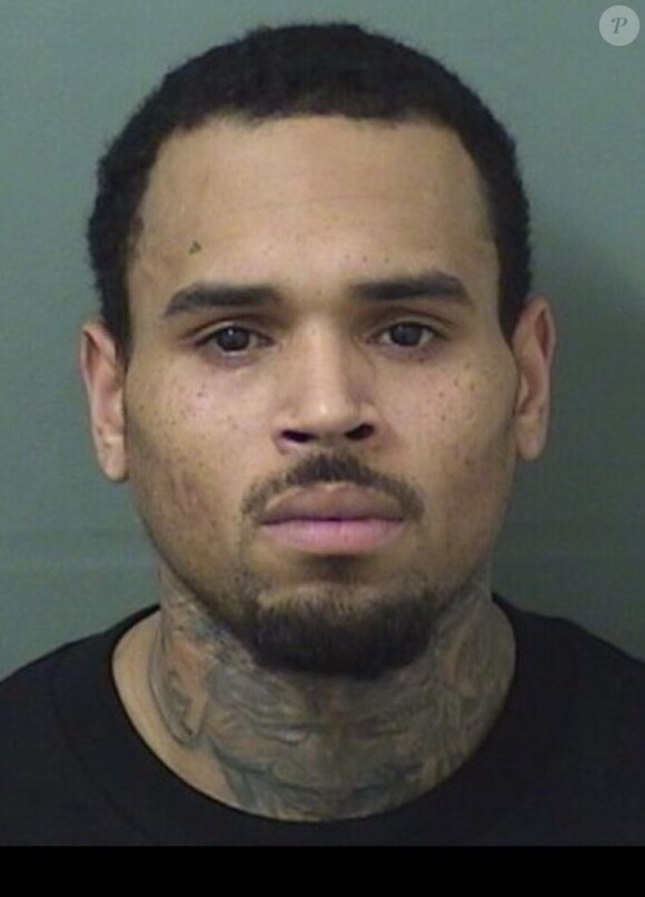 Mug shot de Chris Brown après sa dernière arrestation en Floride le 5 juillet 2018.
